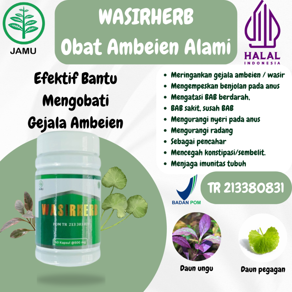 WASIRHERB Obat Ambeien Alami